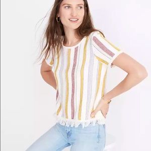 Madewell Blakely Striped Sweater Tee